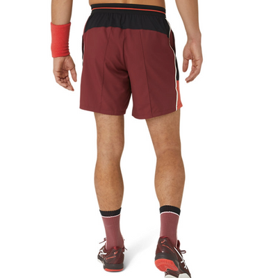 Asics Match 7 Inch Men Tennis Short - Antique Red