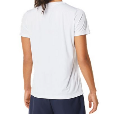 Asics Women Court Graphic Tee - Brilliant White
