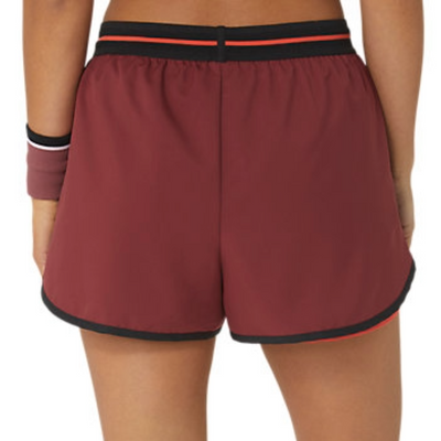 Asics Womens Match Short - Antique Red