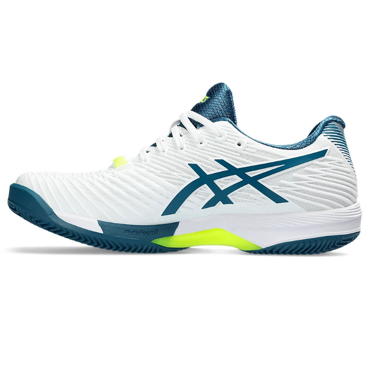 Asics Solution Speed FF 2 White/Restful Teal Clay Mens