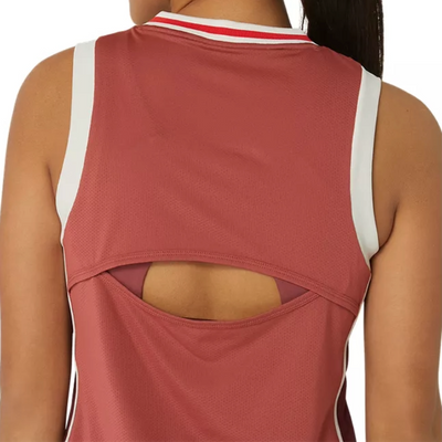 Asics Women Match Tank - Red Snapper