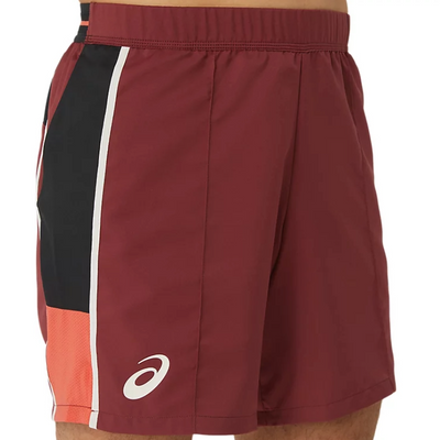 Asics Match 7 Inch Men Tennis Short - Antique Red