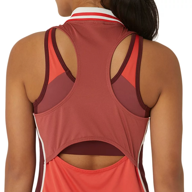 Asics Women Match Dress - Red Snapper