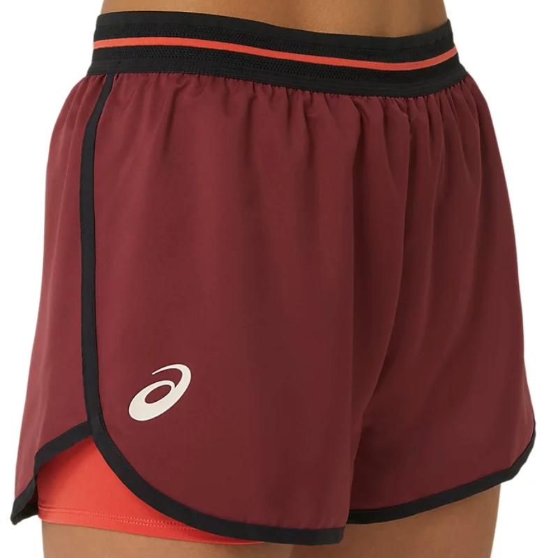 Asics Womens Match Short - Antique Red