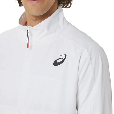 Asics Mens Match Tennis Jacket - Brilliant White