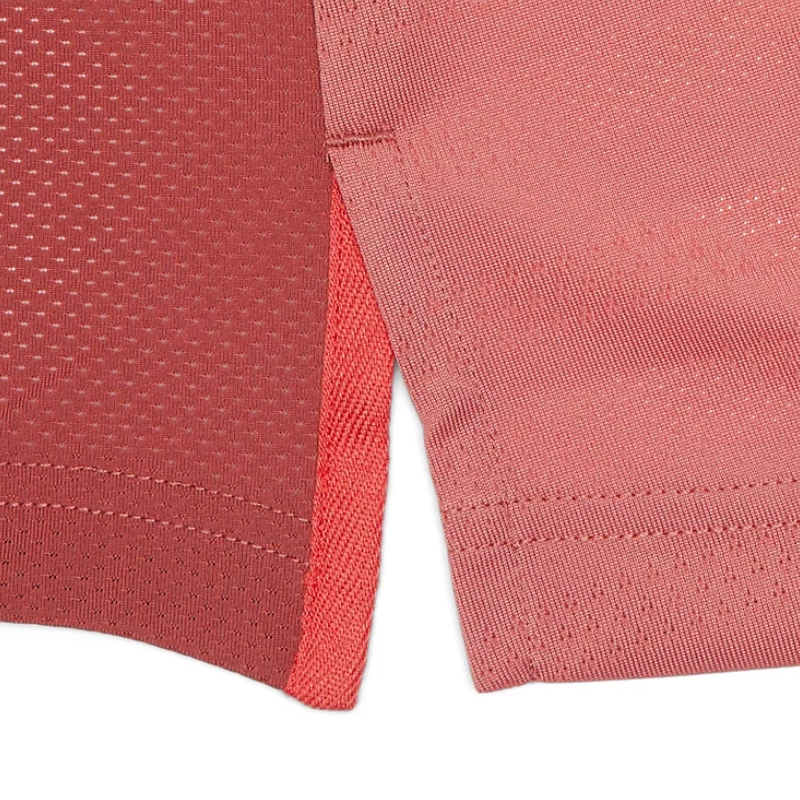 Asics Match Short Sleeve Mens Tennis Top - Red Snapper