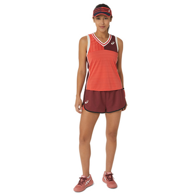 Asics Womens Match Short - Antique Red