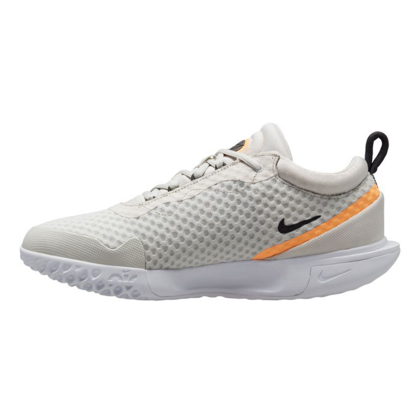 Nike Court Zoom Pro Men Hard Court  Tennis Shoes - Light Bone/Peach Cream-DK Smoke Grey