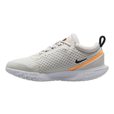 Nike Court Zoom Pro Men Hard Court  Tennis Shoes - Light Bone/Peach Cream-DK Smoke Grey