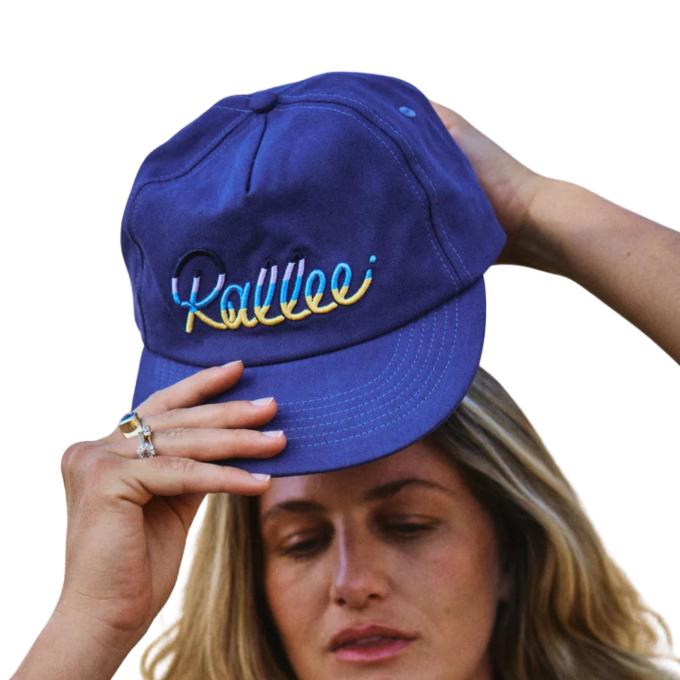 Rallee Twilight Baggy Soft Peak Tennis Cap - Navy