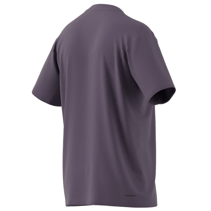 Adidas Purple Train Essentials Stretch Training T-Shirt