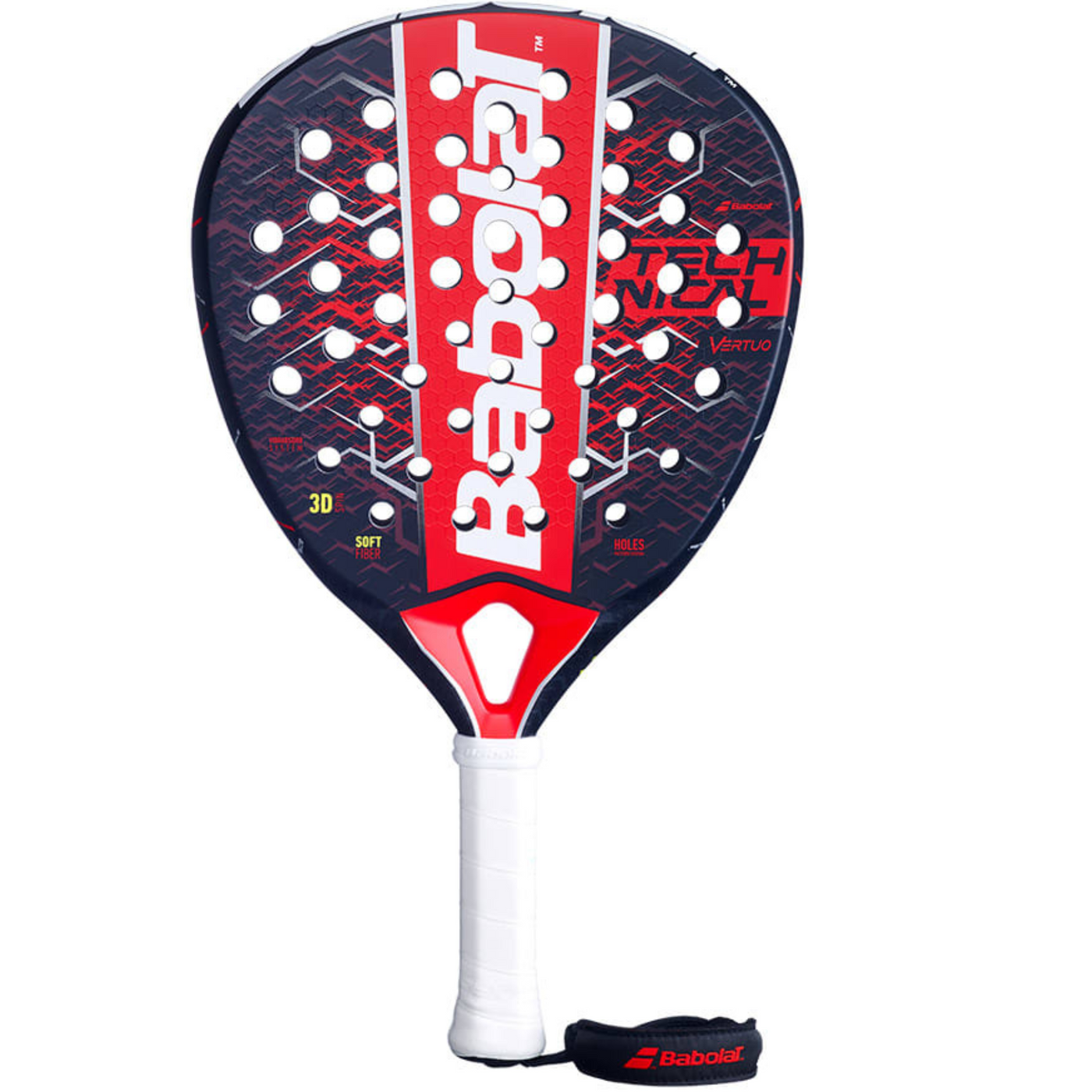 Babolat Technical Vertuo 2.5 2025 Padel Racquet - Black/Red