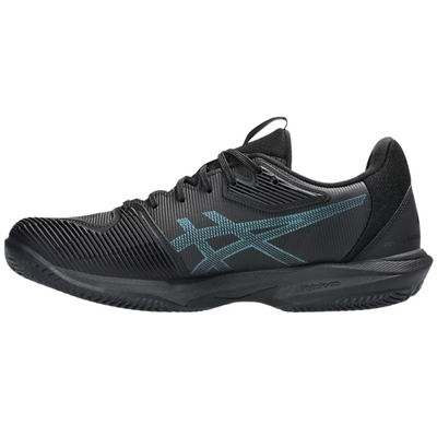 Asics Solution Speed FF 3 Clay Night Energy Herringbone Mens Tennis Shoes – Black/Prism Blue