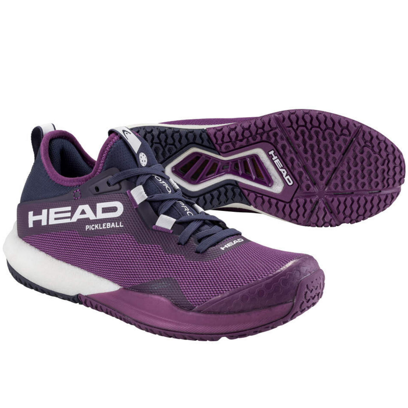 Head Motion Pro Pickleball Women Shoes - Plum / White