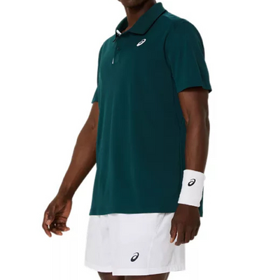 Asics Court Polo Mens Top - Saxon Green