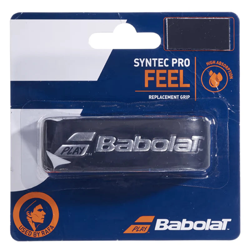 Babolat Syntec Pro Replacment Grip - Black/Silver – TennisGear