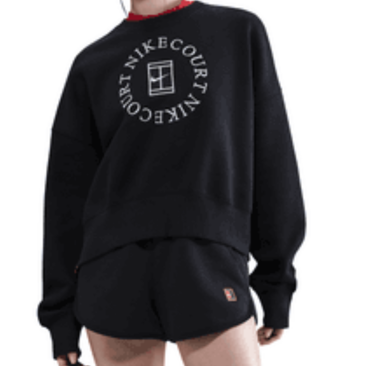 Nike Court Heritage Phoenix Fleece Over-Oversized Crew Neck Womens
