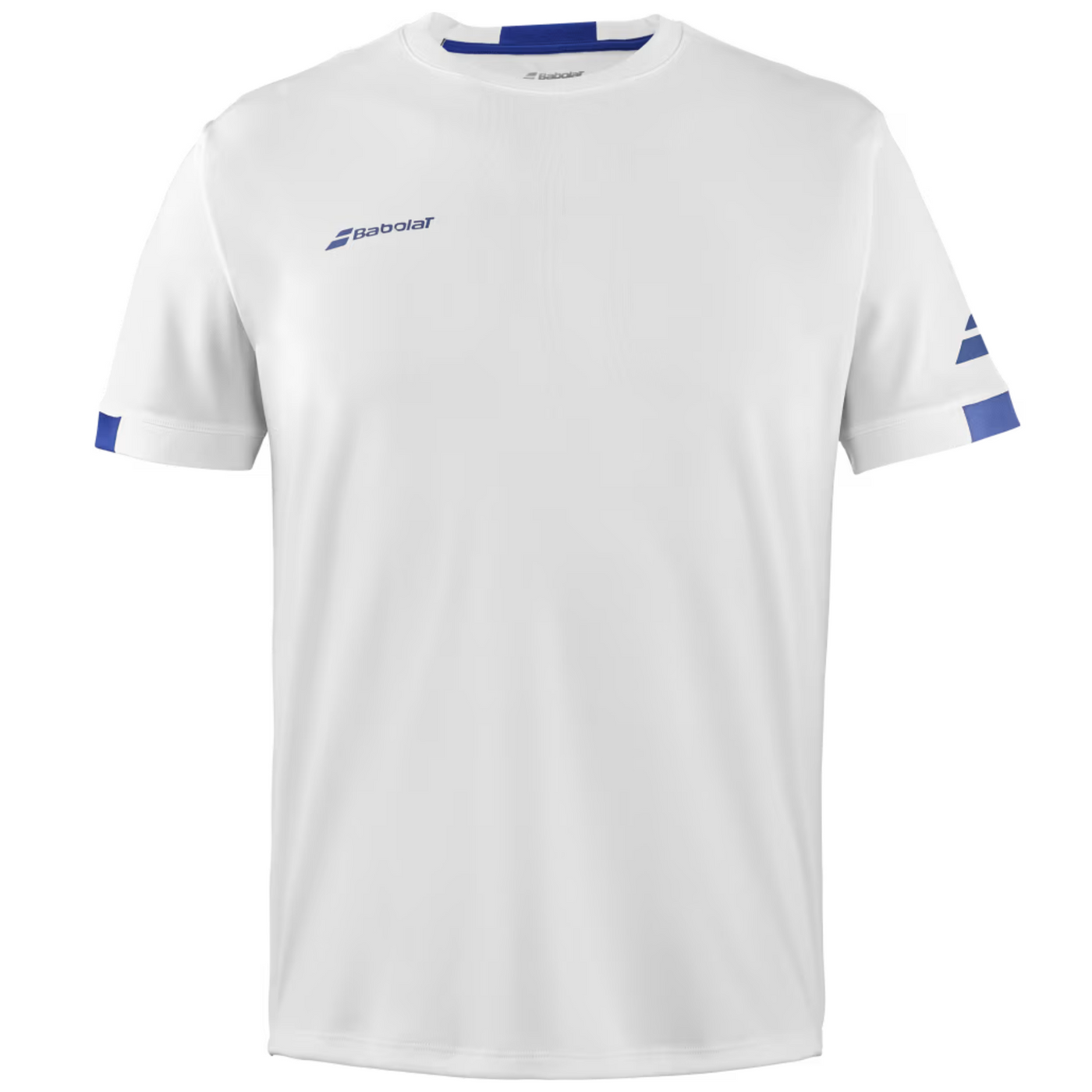 Babolat Play Crew Neck Boy Tee 1000 - White/White