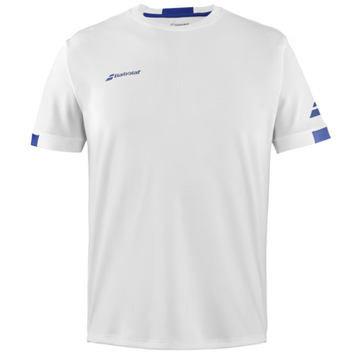 Babolat Play Crew Neck Boy Tee 1000 - White/White