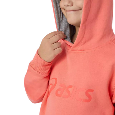 Asics Kids Fleece Hoodie - Papaya