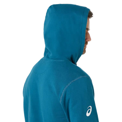 Asics Mens Fleece Hoodie - Ink Teal