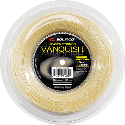 Solinco Vanquish 1.35 200m String Reel - Natural