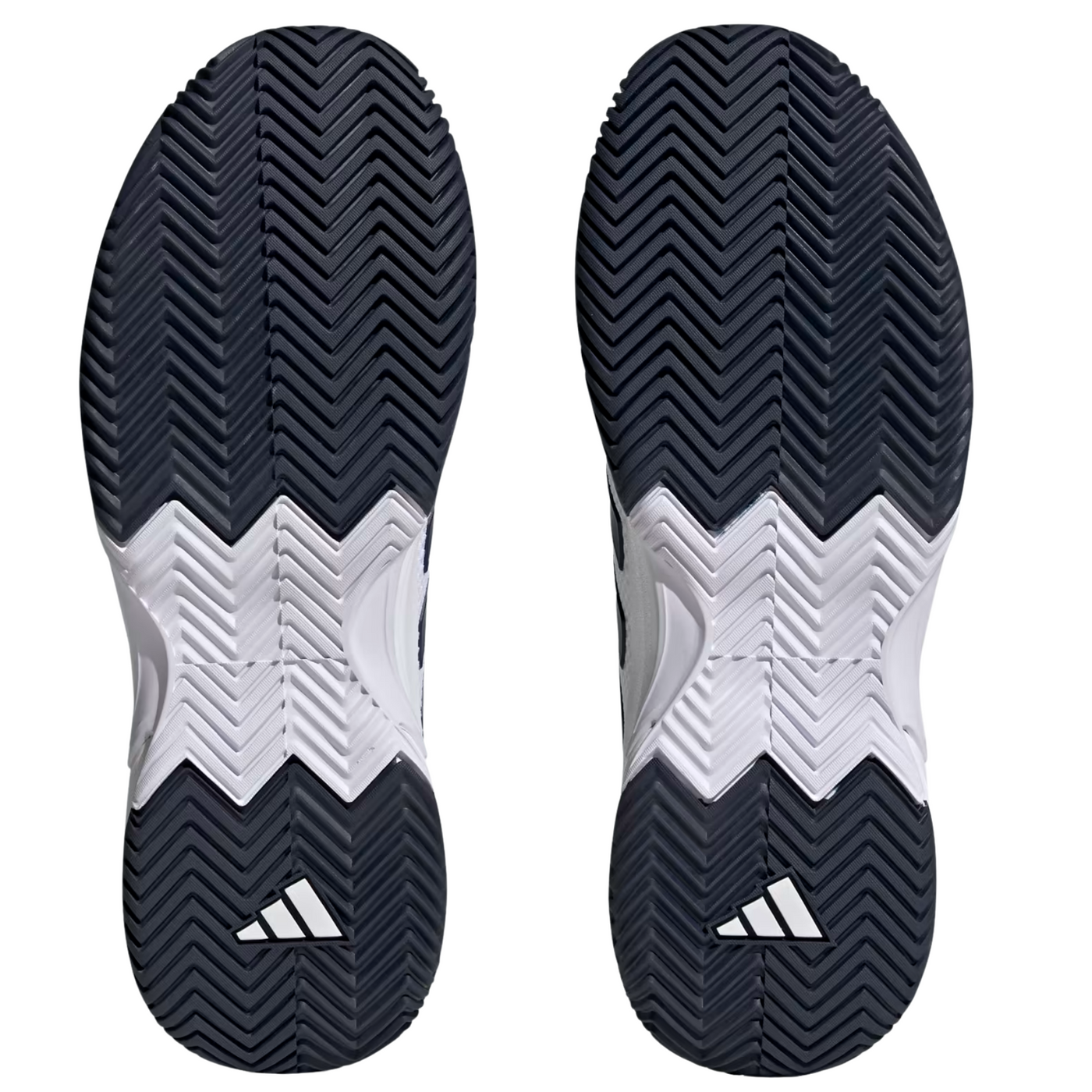 Adidas Game Court 2.0 Mens Tennis Shoes - Cloud White / Team Navy Blue 2 / Cloud White