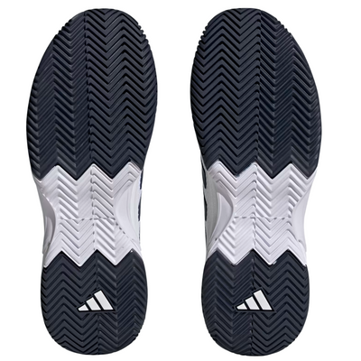 Adidas Game Court 2.0 Mens Tennis Shoes - Cloud White / Team Navy Blue 2 / Cloud White