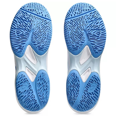 Asics Game FF Womens Tennis Shoes - White/Blue Coast