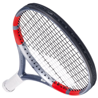 Babolat Pure Strike Lite Gen 4 Unstrung Tennis Racquet - Carbon Gray/Neon Red