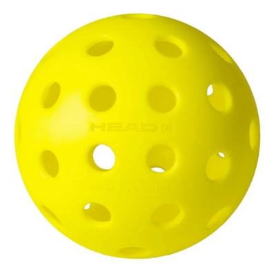 Head 3B Championship 40 Outdoor Pickleball Ball 3 Pack - Yellow