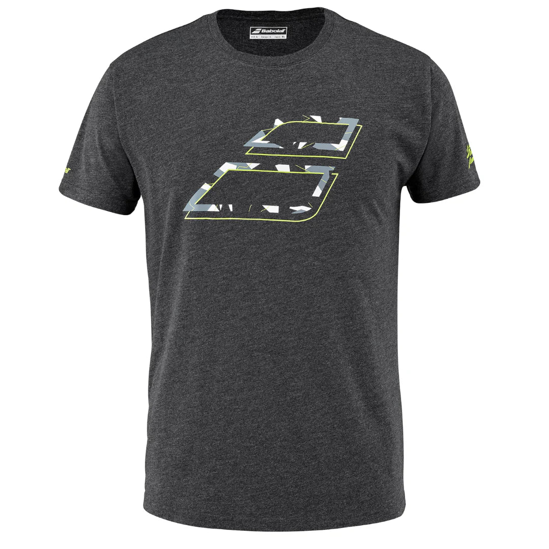 Babolat Aero Cotton Men Tee - Black Heather
