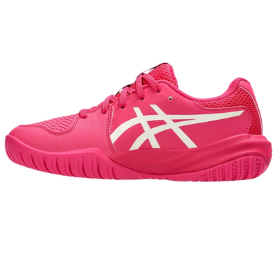Asics Gel Resolution X Junior Tennis Shoes - Bright Rose/Cream