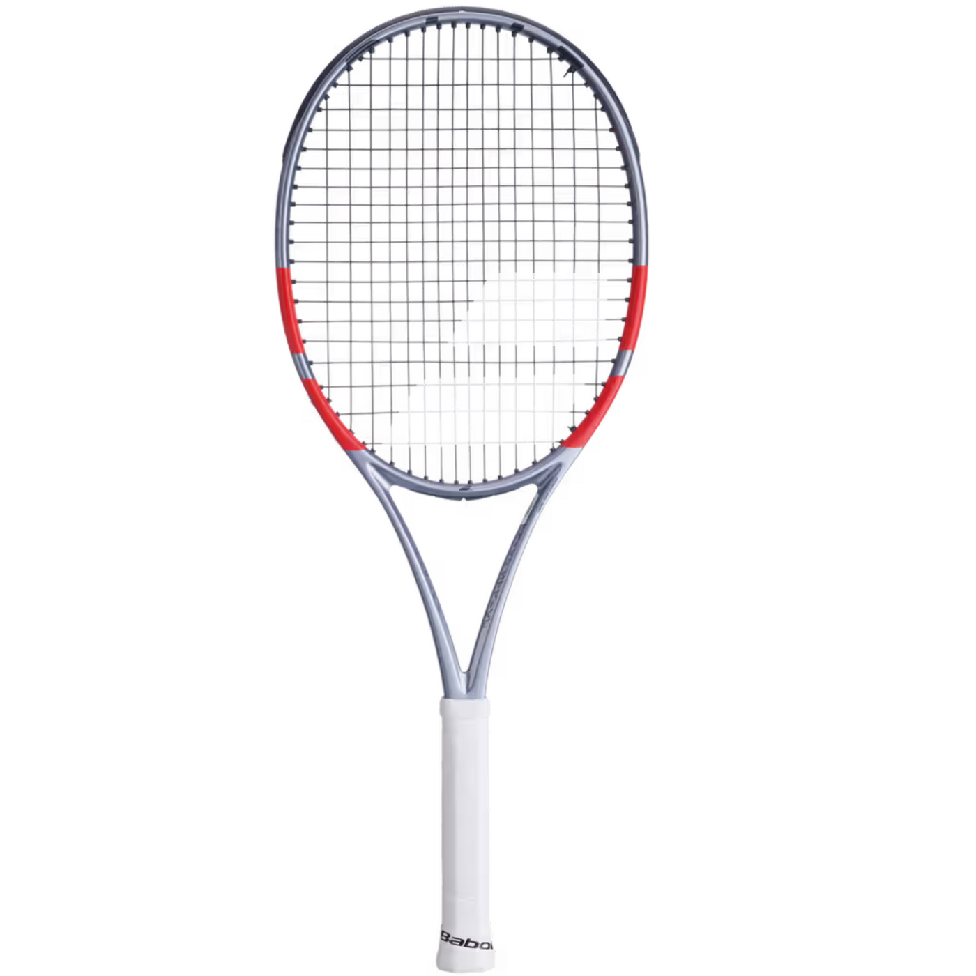Babolat Pure Strike Team Gen 4 Unstrung Tennis Racquet - Carbon Gray/Neon Red
