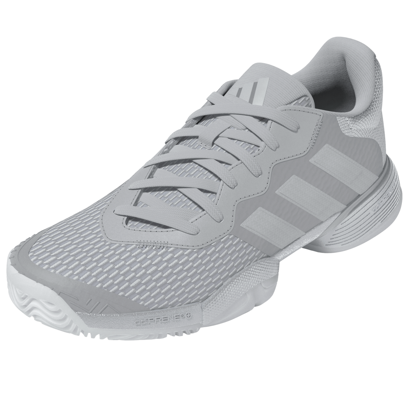 Adidas Barricade Junior Tennis Shoes - Silver Metallic/Dash Grey