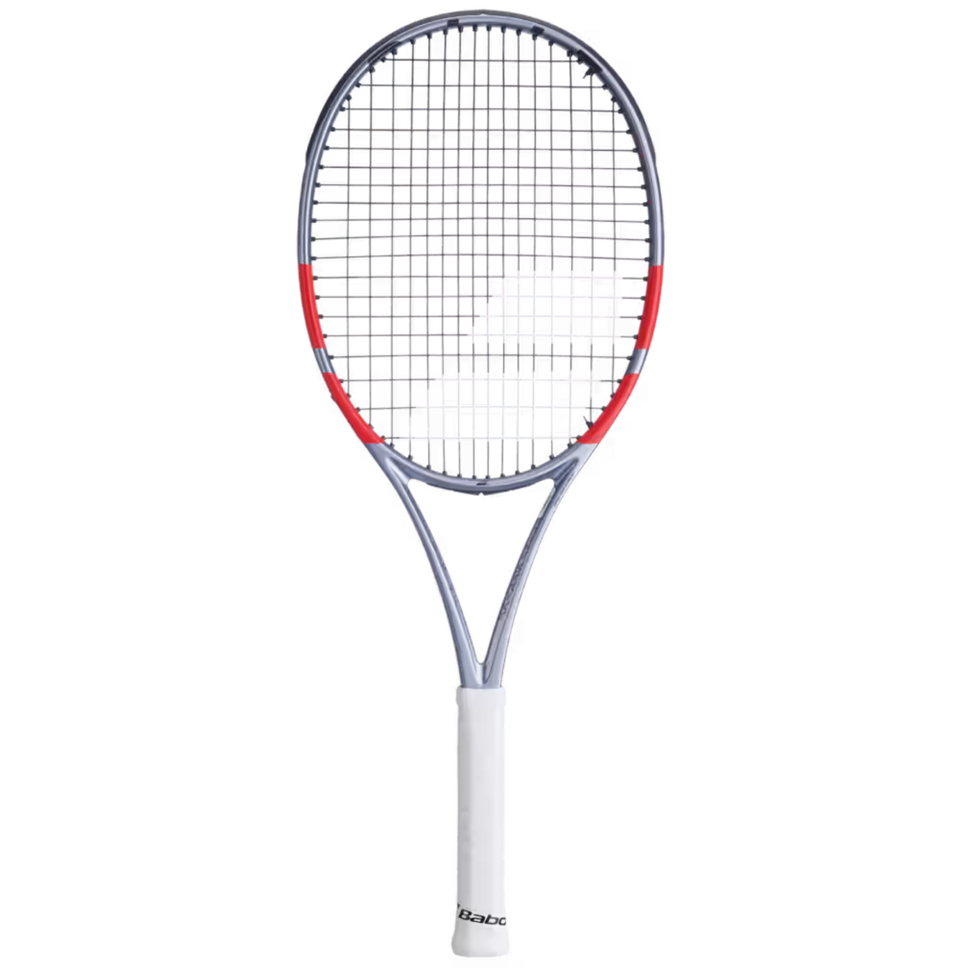 Babolat Pure Strike 100 Gen 4 Unstrung Tennis Racquet - Carbon Gray/Neon Red