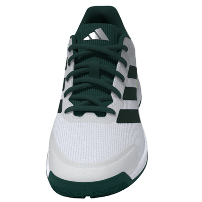 Adidas Ubersonic Junior Tennis Shoes - Pure Teal/Silver Metallic/ Lucid Lemon
