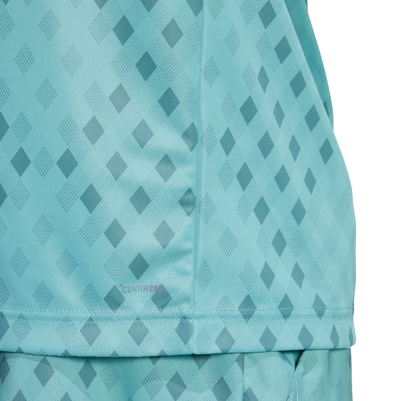 Adidas Club Tennis Climacool Graphic Mens Tennis Polo Shirt - Powder Teal/Preloved Teal