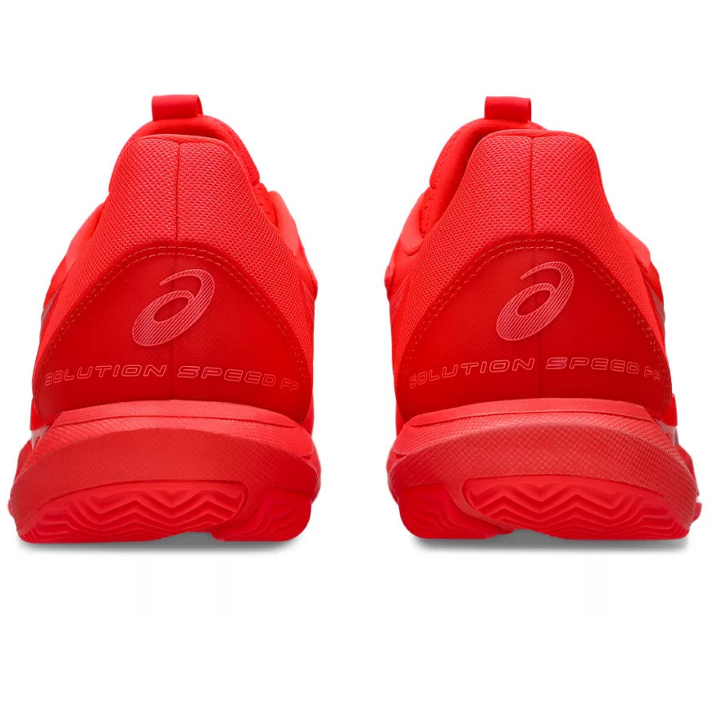 Asics Solution Speed FF 3 Clay Herringbone Mens Tennis Shoes - Flash Red/Blazing Coral
