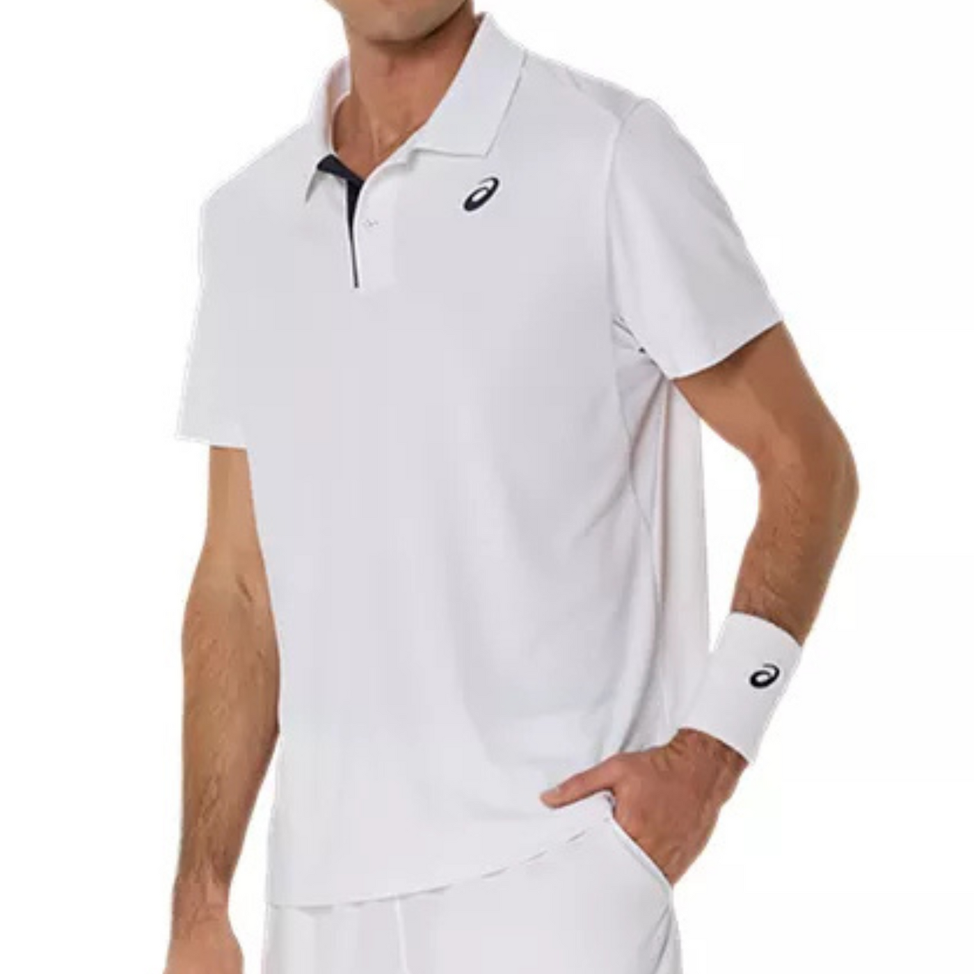 Asics Court Mens Tennis Polo - Brilliant White