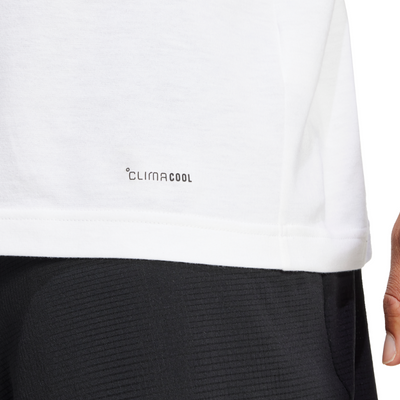 Adidas 3B G Men Tennis Shirt - White