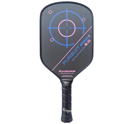Engage Pursuit Pro 1 6.0 Elongated Power Series Raw T700 Carbon Fiber Pickleball Paddle