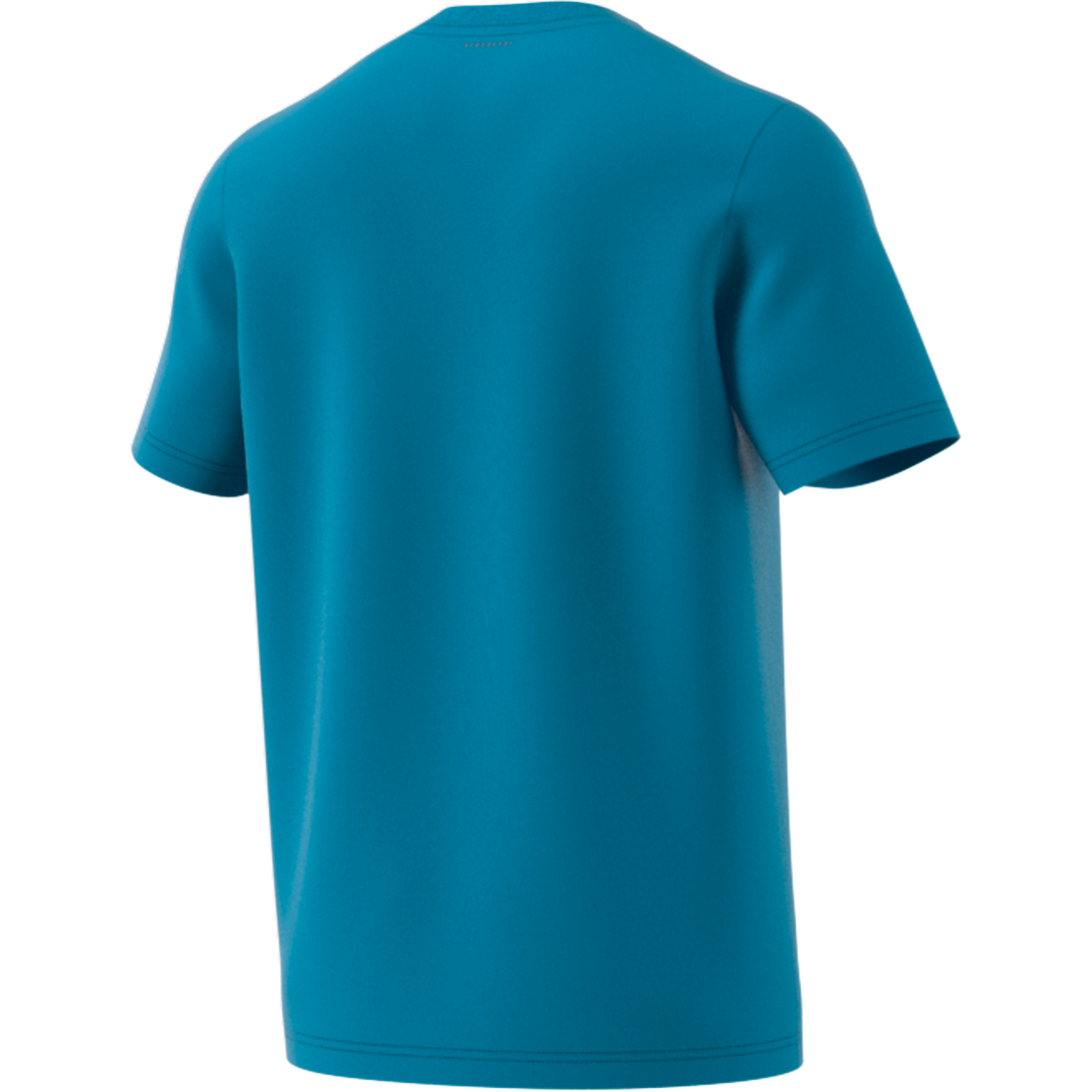 Adidas Graphic Logo Tee - Cat Camo/Sonic Aqua
