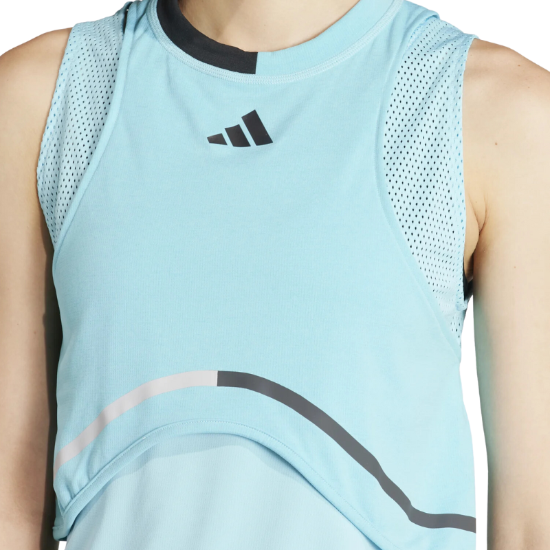 Adidas Women Match Tank Pro - Lucid Cyan