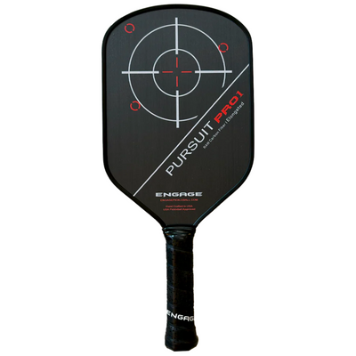 Engage Pursuit Pro 1 Elongated Power Series | Raw T700 Carbon Fiber Pickleball Paddle