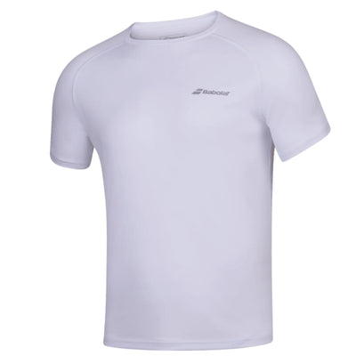 Babolat Play Crew Neck Men's Tee - White/White