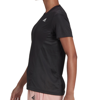 Adidas Club Tee Tennis T-Shirt - Black/White