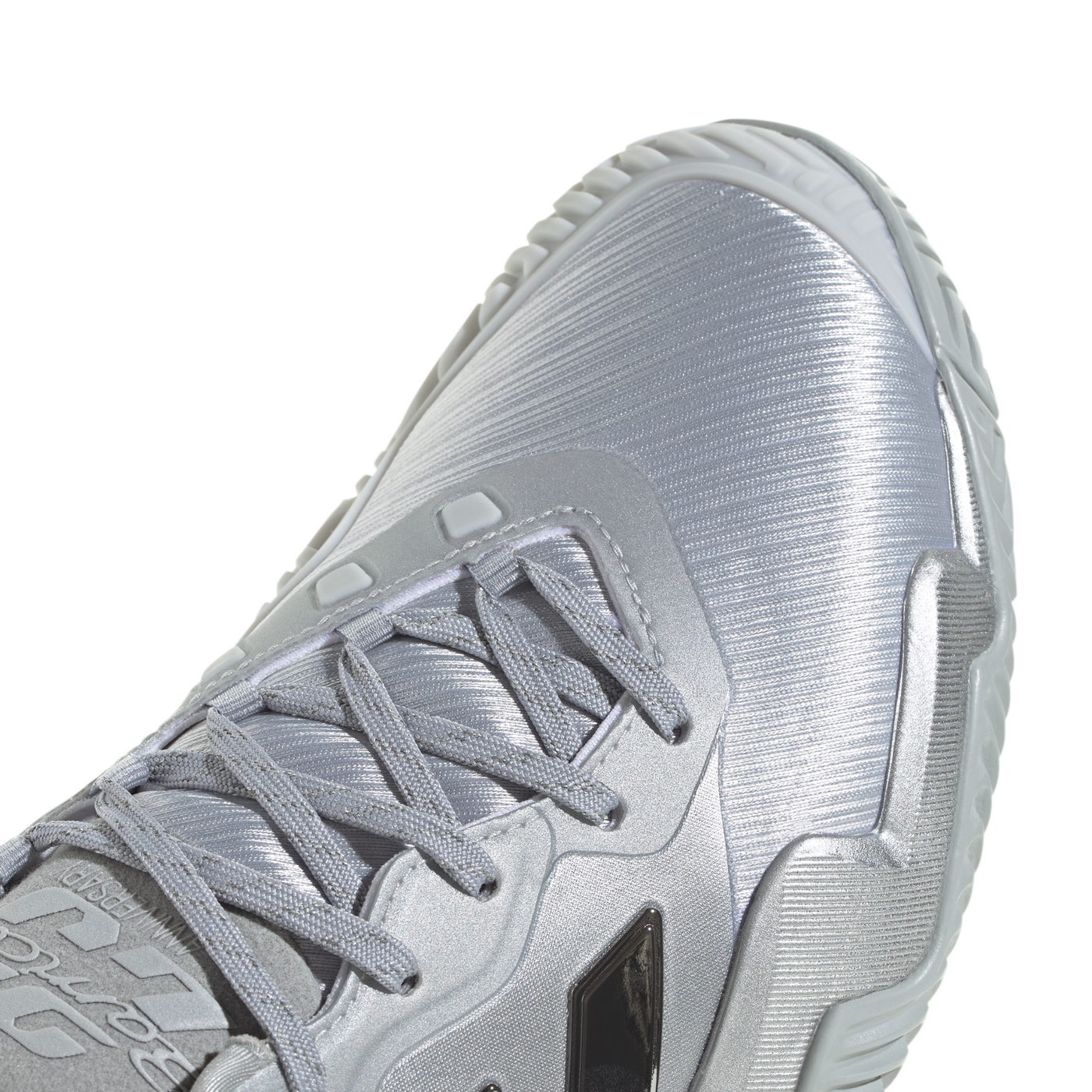 Adidas Barricade 13 Mens Tennis Shoes - Silver Metallic/Dash Grey