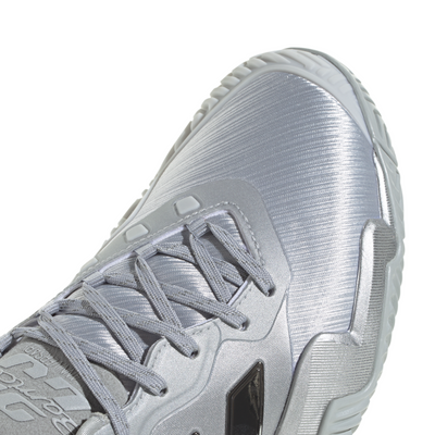 Adidas Barricade 13 Mens Tennis Shoes - Silver Metallic/Dash Grey