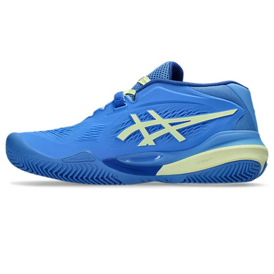 Asics Gel Resolution X Clay Womens Tennis Shoes Blue Coast /Huddle Yellow